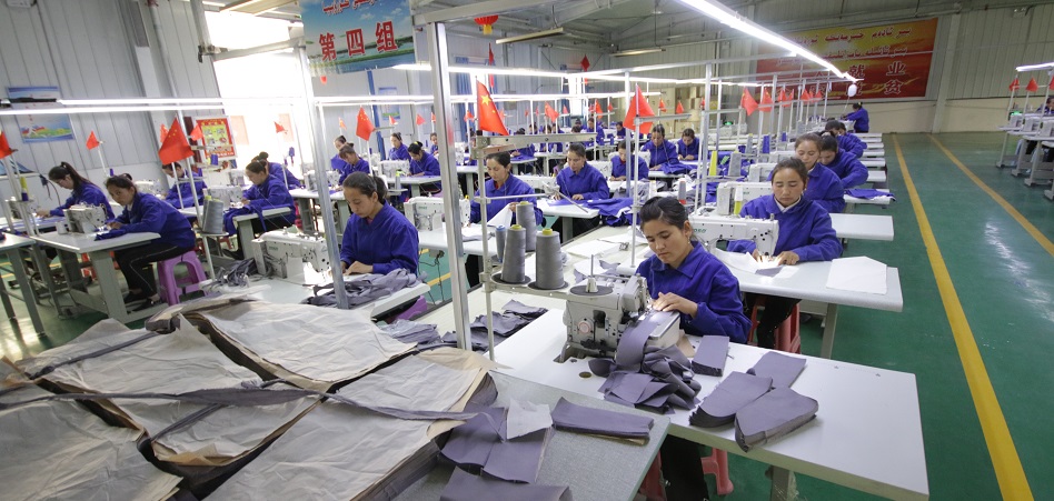 Textile factory in China